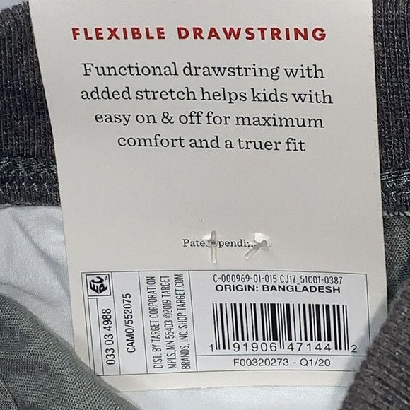 Cat & Jack 3T Flexible Draw String Camo shorts - Picture 6 of 8